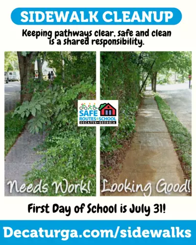 Sidewalk cleanup for homeowners