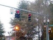 Typical traffic signal mast arm 